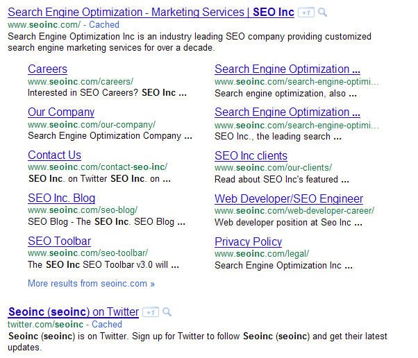 Google Site Links Google Site Links