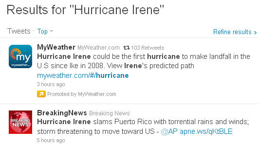 Twitter Promoted Trend Twitter Promoted Trend