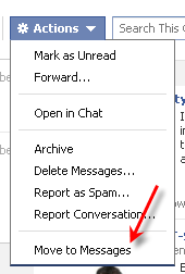 Facebook Move Messages Facebook Move Messages