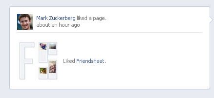 Mark Zuckerberg Friendsheet Like Mark Zuckerberg Friendsheet Like