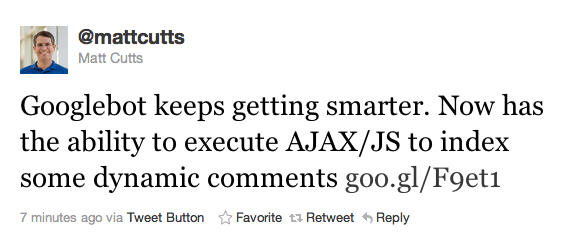 Can Google Crawl Ajax and JavaScript Matt Cutts Can Google Crawl Ajax and JavaScript Matt Cutts