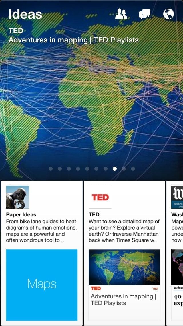 Facebook Paper preview Facebook Paper preview