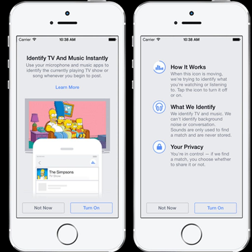 Facebook Adds Audio Recognition To Automatically Tag Posts With TV Shows And Songs