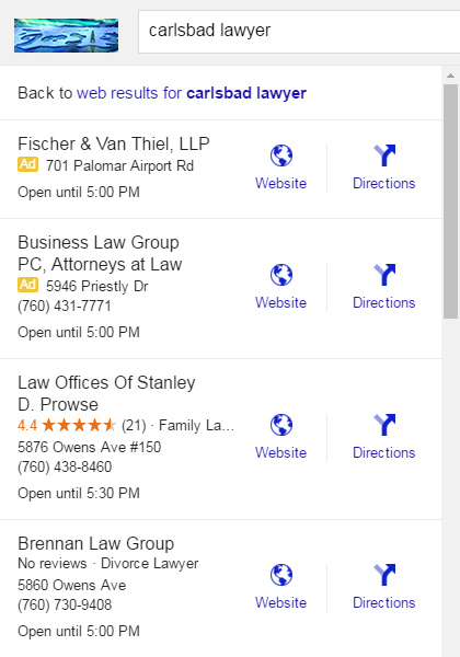 Google is experimenting with local advertising in the local finder, which show above the regular results with a yellow "Ad" label.