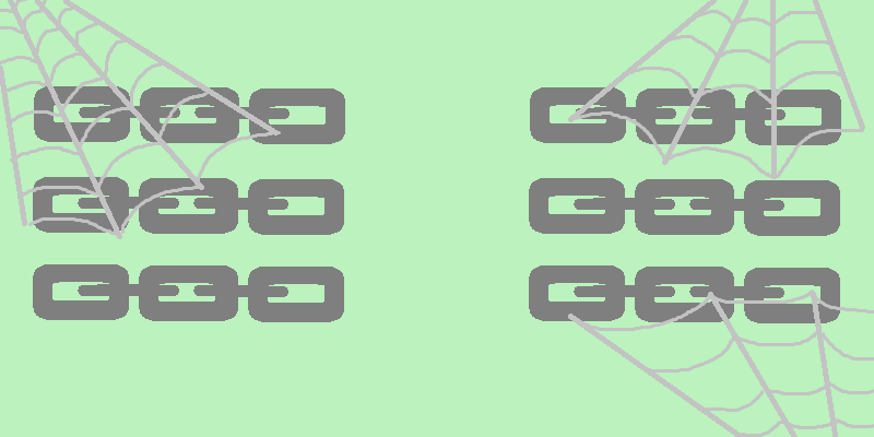 Picture of links of a chain Google has a new suggestion for disavowing links: not every unrelated link has to be disavowed.